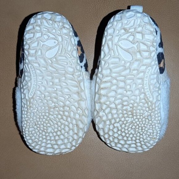 🐲3 FOR $9🦄 Barerun Sherpa Fleece Hard Sole Indoor Outdoor Slip On Leopard Shoe - Picture 5 of 5